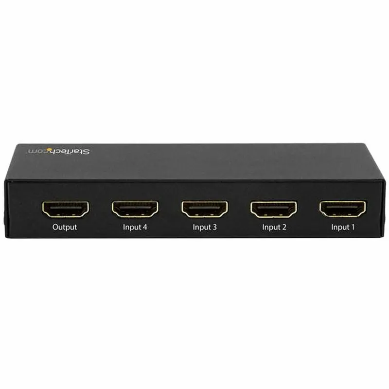 Startech Vs421Hd20 Hdmi Switch – 4-Input, 1-Output Black Selector 1