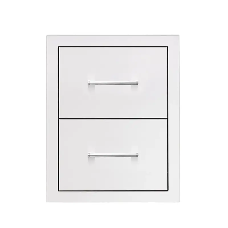 Summerset 17-Inch Double Drawer Masonry Frame Return Kit 1