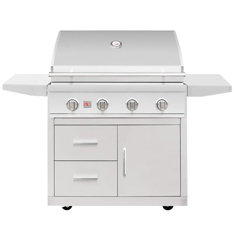 Summerset Sizzler Pro Deluxe 32-Inch Freestanding Gas Grill 1