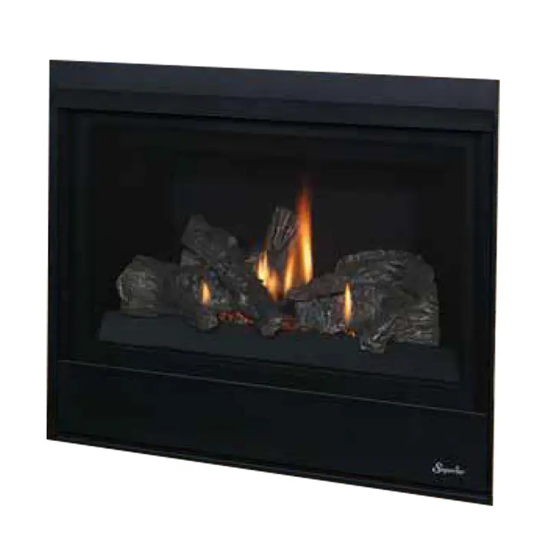 Superior Drt2033 33-Inch Direct-Vent Gas Fireplace With Electronic Ignition & Aged Oak Log Set 1