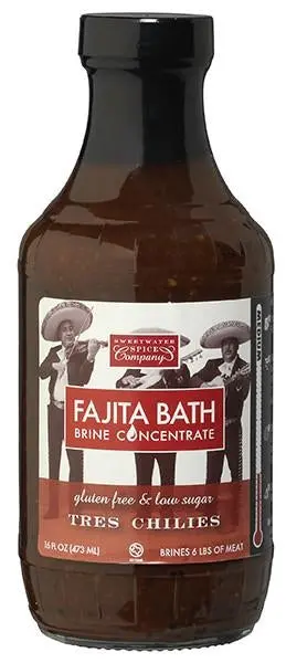 Sweetwater Spice Tres Chilies Fajita Brine Mix (16 Oz) 1
