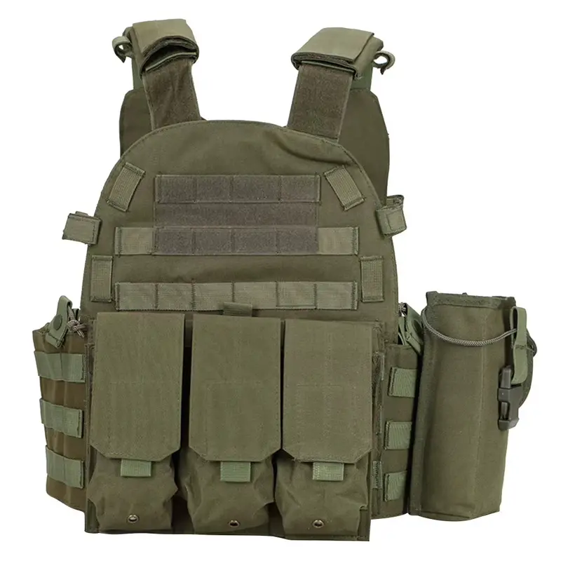 Tactical Plate Carrier Vest – Adjustable Airsoft & Paintball Vest For Men & Women 1