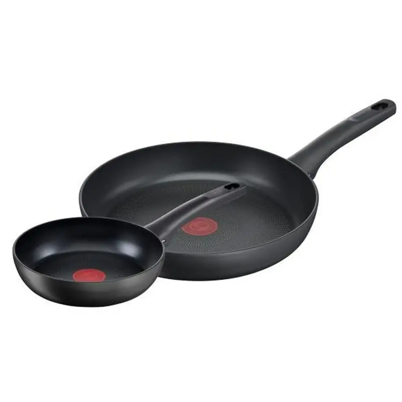 Tefal G26890 Non-Stick Frying Pan Set – 2-Piece Aluminium Cookware, Black 1