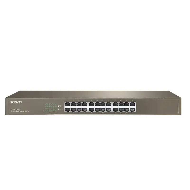 Tenda Teg1024G 24-Port Unmanaged Gigabit Switch – Plug-And-Play Networking 1