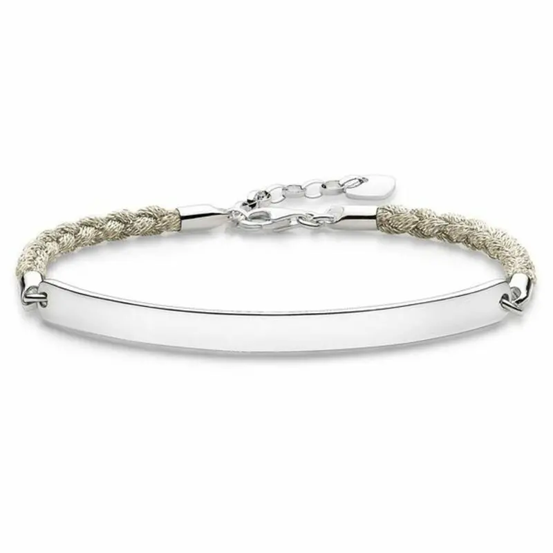 Thomas Sabo Lba0029-173-19 Women'S Bracelet – White & Silver, 15–18Cm 1