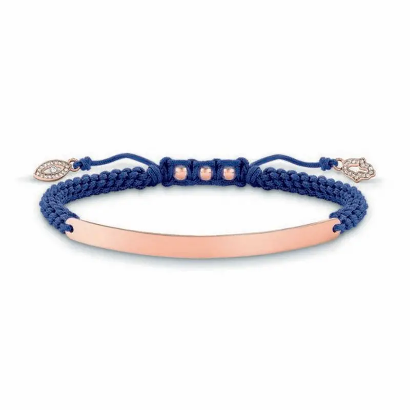 Thomas Sabo Lba0068-898-1 Women'S Bracelet – Blue, Rose Gold & Silver 1