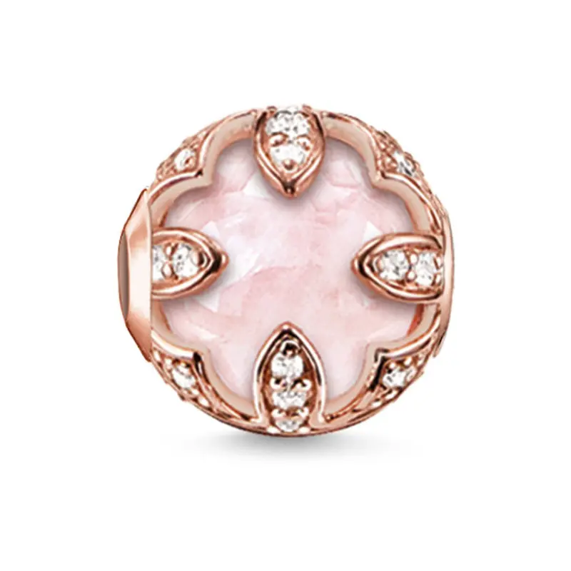 Thomas Sabo Pink Beaded Bracelet For Women – 1.1 Cm Diameter 1