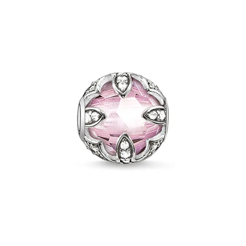Thomas Sabo Silver Beaded Charm For Women – 1.1 Cm Diameter 1