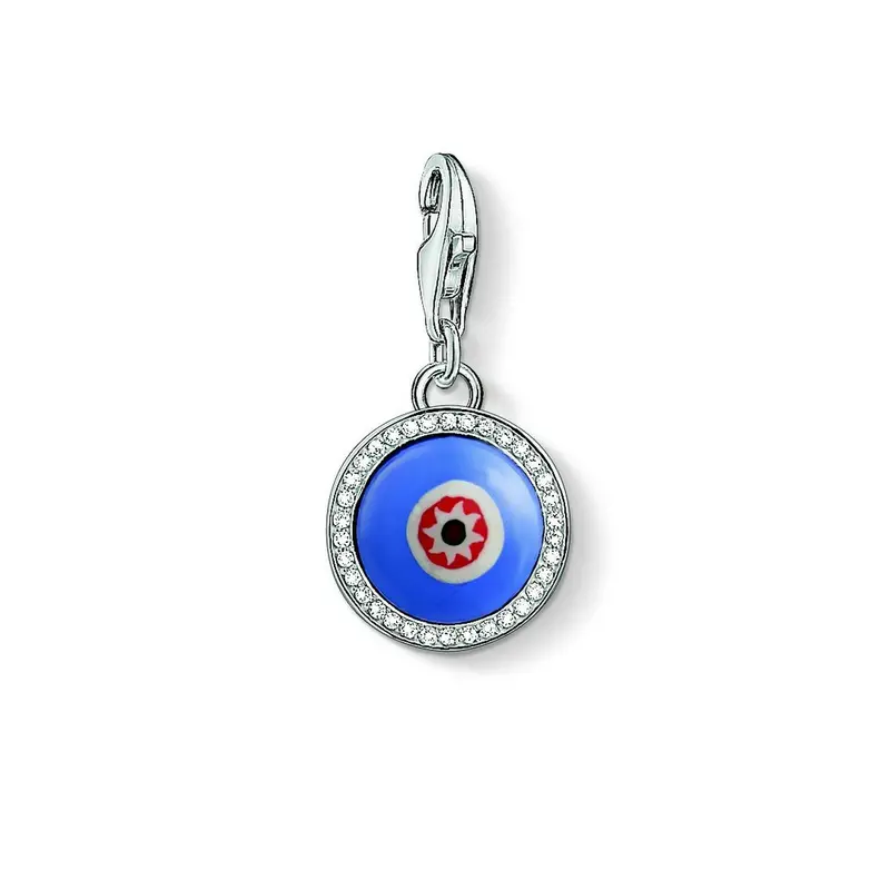 Thomas Sabo Silver Beaded Charm For Women – 2.4 Cm Diameter 1