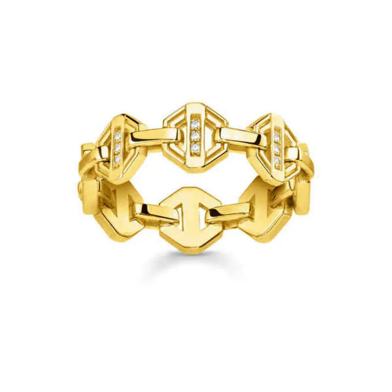 Thomas Sabo Sterling Silver Ring – Contemporary Design 1