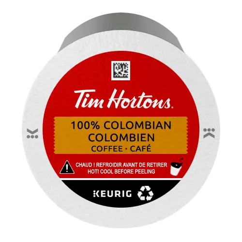 Tim Hortons 100% Colombian Medium Roast Keurig Cups (24 Count) 1