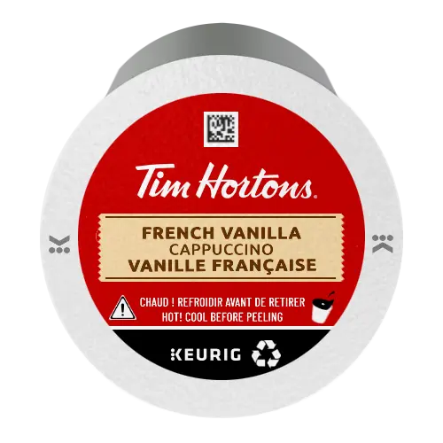 Tim Hortons French Vanilla Cappuccino K-Cup Pods – 24-Count 1