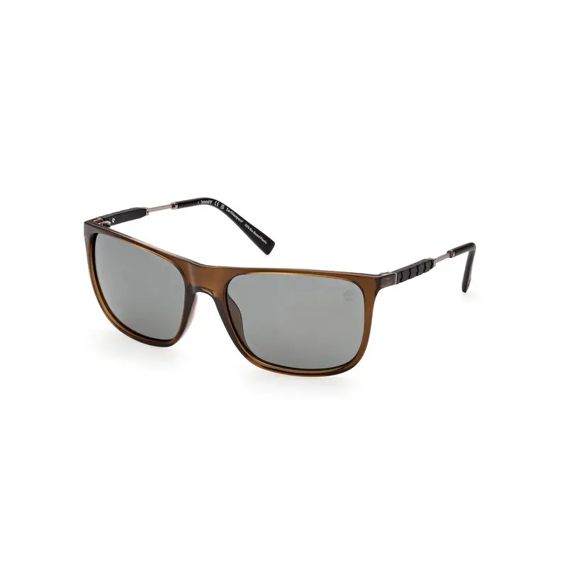 Timberland D Men’S Polarized Sunglasses – Green Frame, 62 Mm Lens Width 1