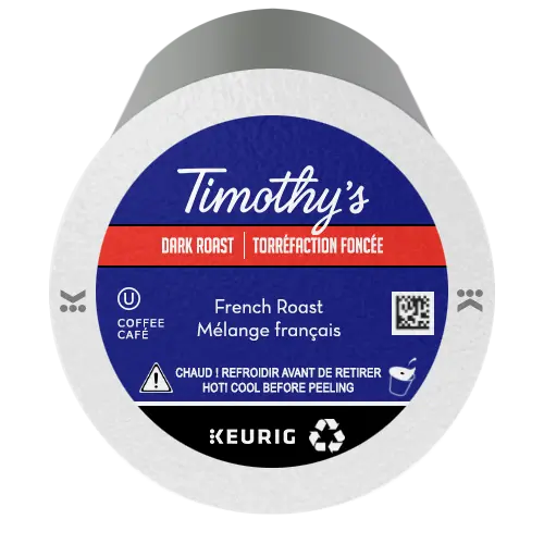 Timothy'S Dark Roast French Roast Keurig Cups (24 Count) 1