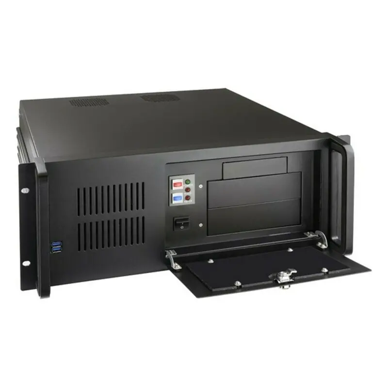 Tooq Rack-406N-Usb3 4U Atx Server Chassis – 19" Black Rackmount Case 1