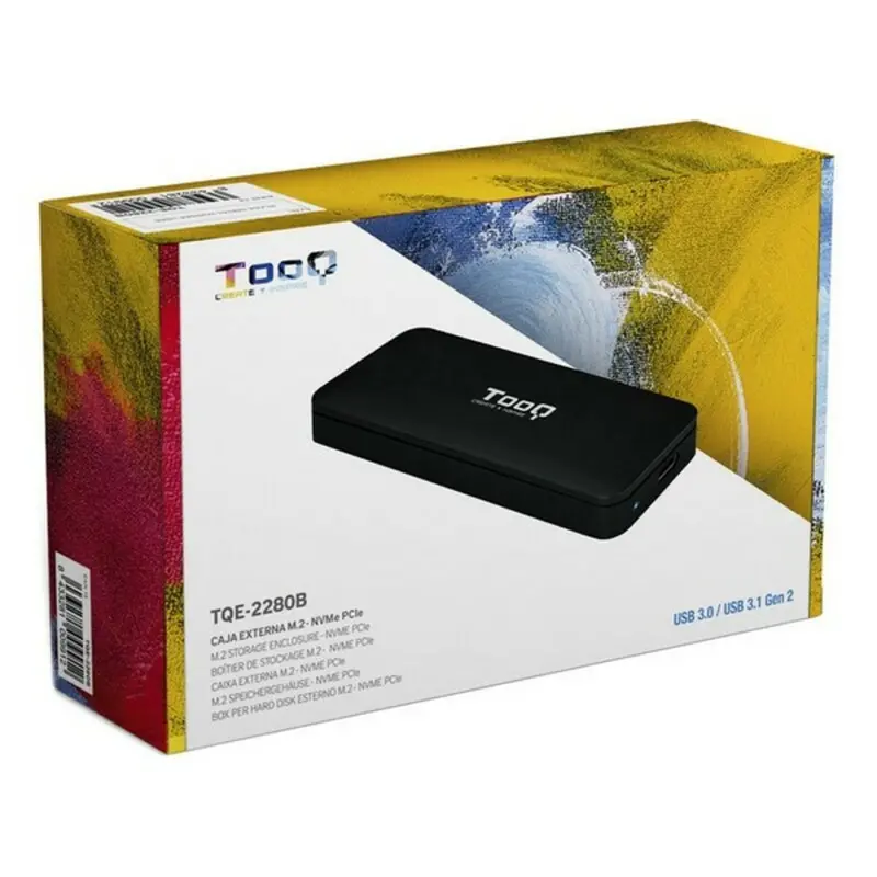 Tooq Tqe-2280B External Ssd Enclosure – M.2 Nvme Pcie Gen3 Adapter With Usb-C 1