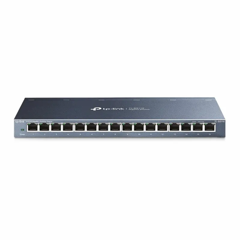 Tp-Link Tl-Sg116 Desktop Gigabit Switch – 16-Port Unmanaged Network Switch, Black 1