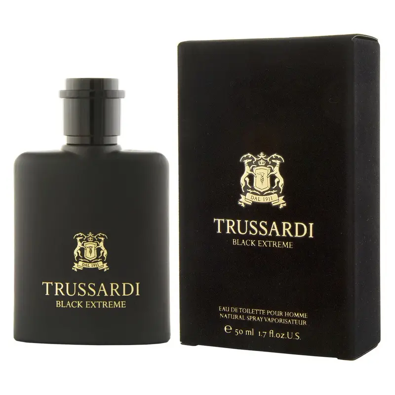 Trussardi Black Extreme Eau De Toilette – Intense Oriental-Woody Men'S Perfume, 50 Ml 1