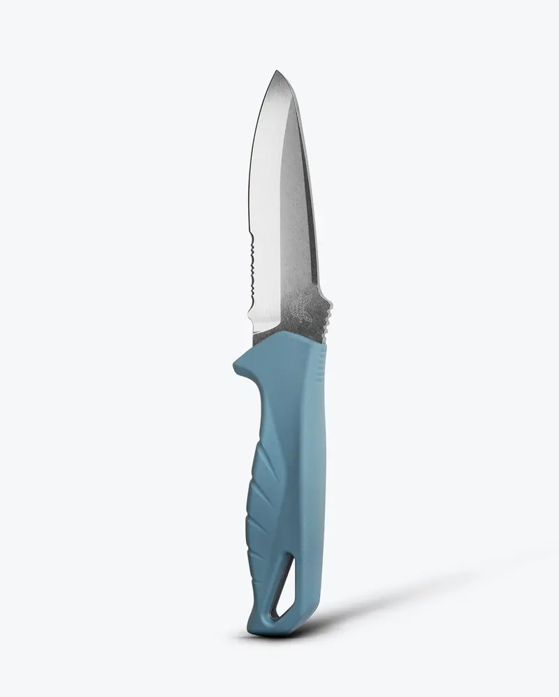 Undercurrent Depth Blue Santoprene Sheepsfoot Knife 1