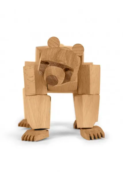 Ursa Minor Bear Wooden Figure – Areaware Forest Creature Series 1