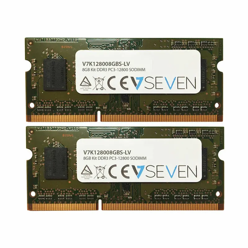 V7 Ddr3L 8Gb Low-Voltage Ram – 12800Mhz (Pc3L-12800), Cl11, 204-Pin So-Dimm 1