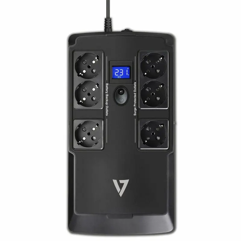 V7 Ups1Dt750-1E Interactive Ups – 450 W Backup Power Supply 1
