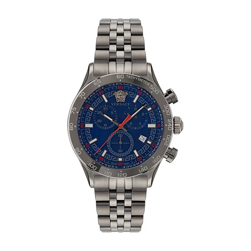 Versace Ve2U00722 Men'S Watch – 44Mm Polished Case 1
