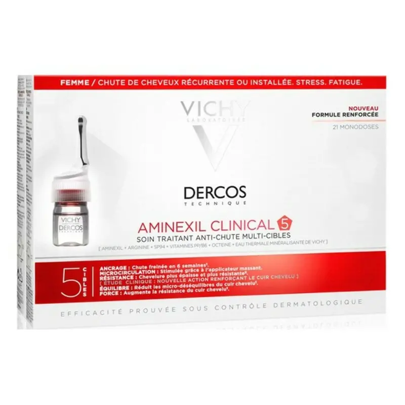 Vichy Dercos Anti-Hair Loss Ampoules – 21 X 6 Ml Pack 1