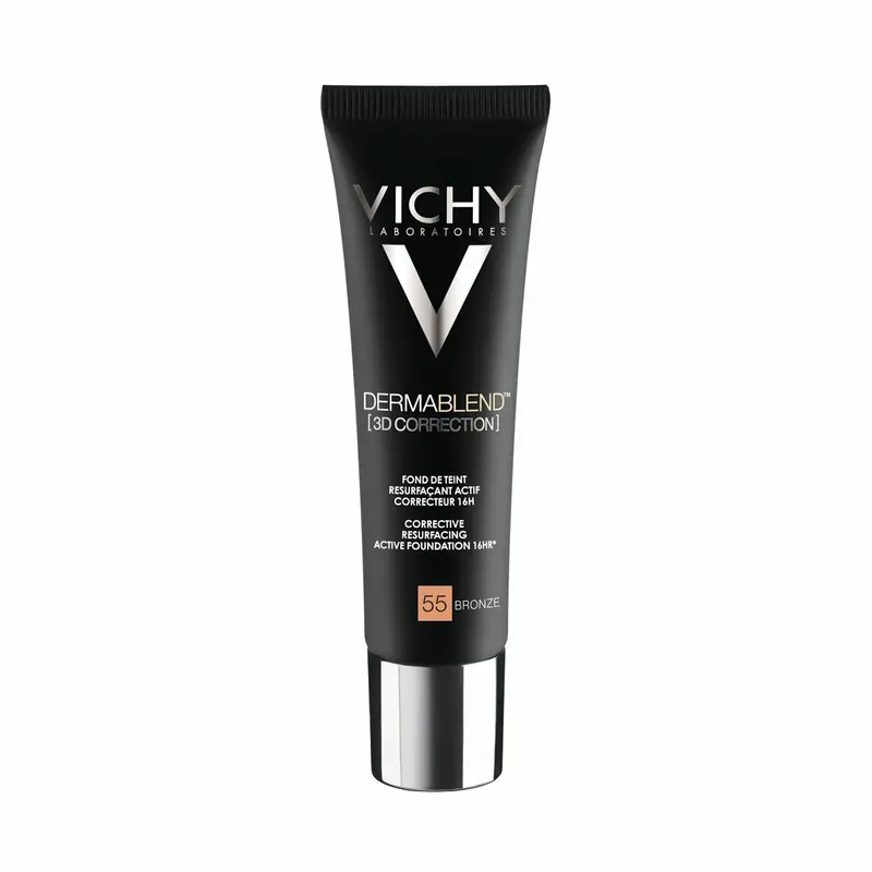 Vichy Dermablend 3D Correction Concealer – Full-Coverage Facial Corrector (Shade 55 Bronze) 1