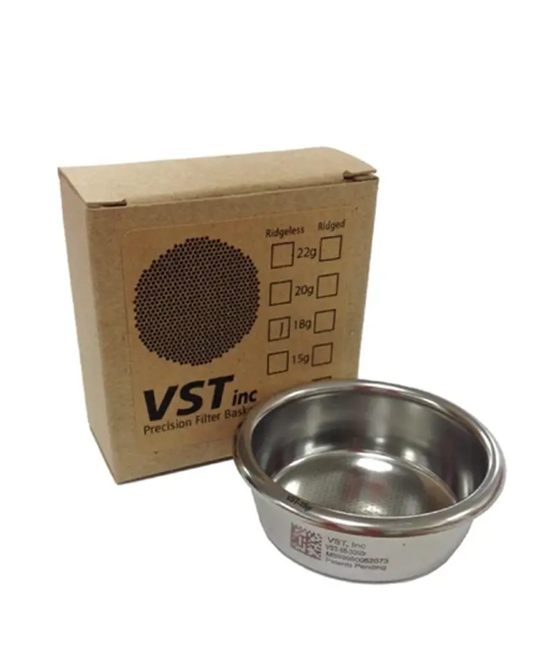 Vst Precision Ridgeless Basket – 18G Single-Wall Espresso Filter 1