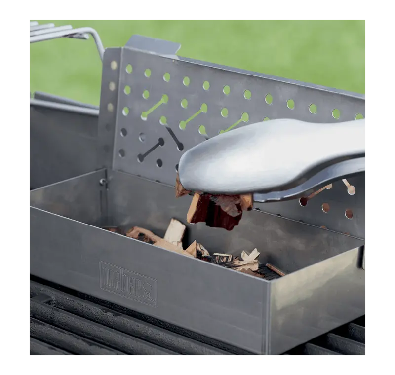 Weber Smoker Box For Gas Grills – Wood Chip Smoking Accessory 1