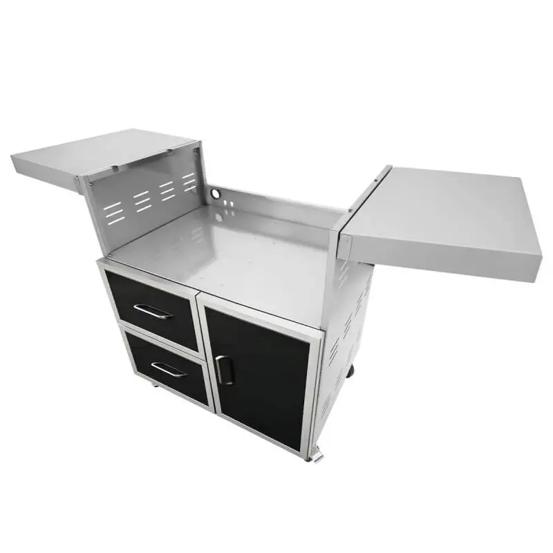 Wildfire 36-Inch Freestanding Black Stainless Steel Grill Cart (Wfcart36-Bss) 1