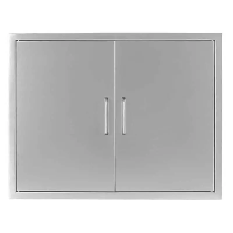 Wildfire 38" X 21" 304 Stainless Steel Double Access Door (Wfddr3821-Ss) 1