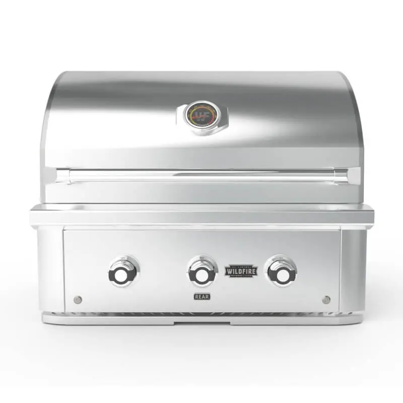 Wildfire Ranch Pro 30-Inch Built-In Gas Grill – 304 Stainless Steel 1