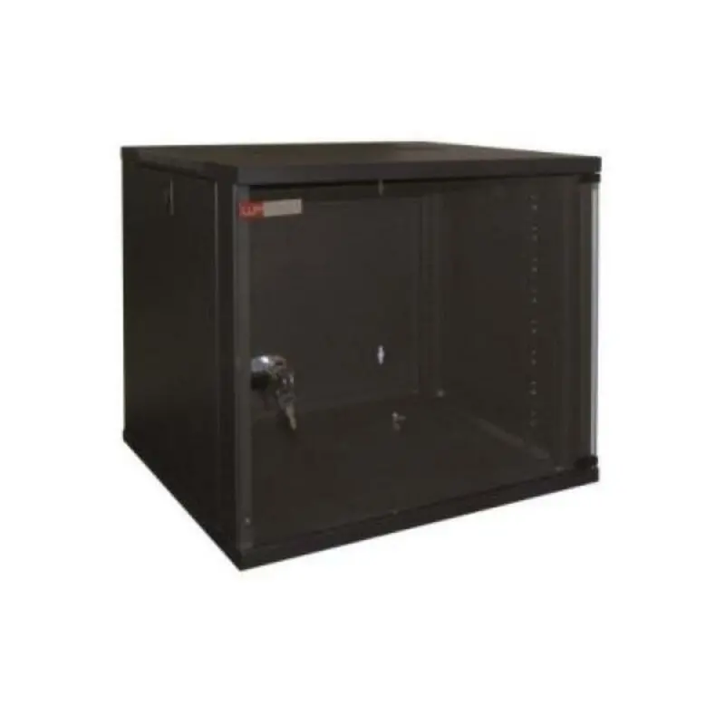 Wp Wall-Mounted Network Rack Cabinet – 6U, 600X400Mm Mounting Depth, Ventilated, Black Finish 1