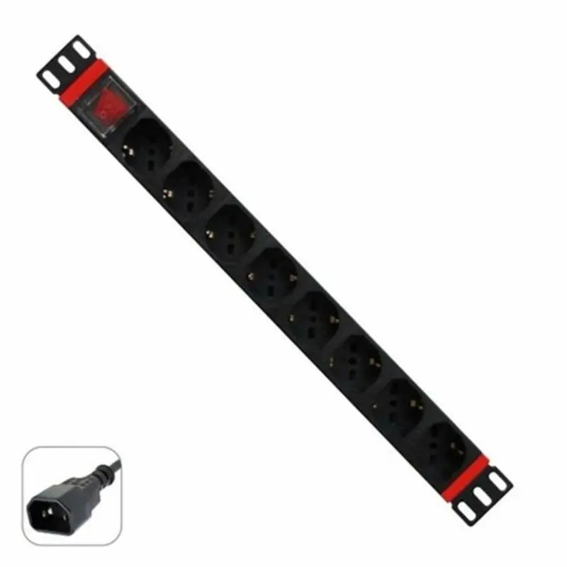 Wp Wpn-Pdu-C01-08 19" 8-Outlet Schuko Pdu With Individual Switches 1