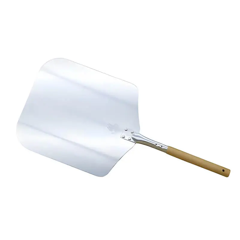 Wppo 14" X 28" Traditional Aluminum Peel Featuring Solid Wood Handle 1