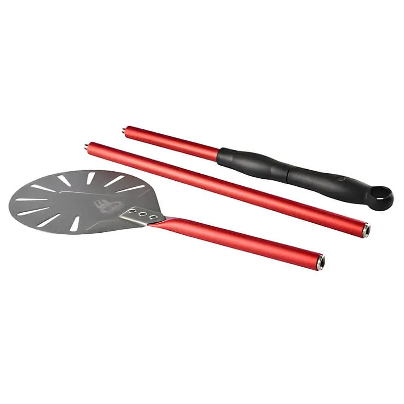 Wppo 7" Compact Round Pizza Peel With Collapsible Handle 1