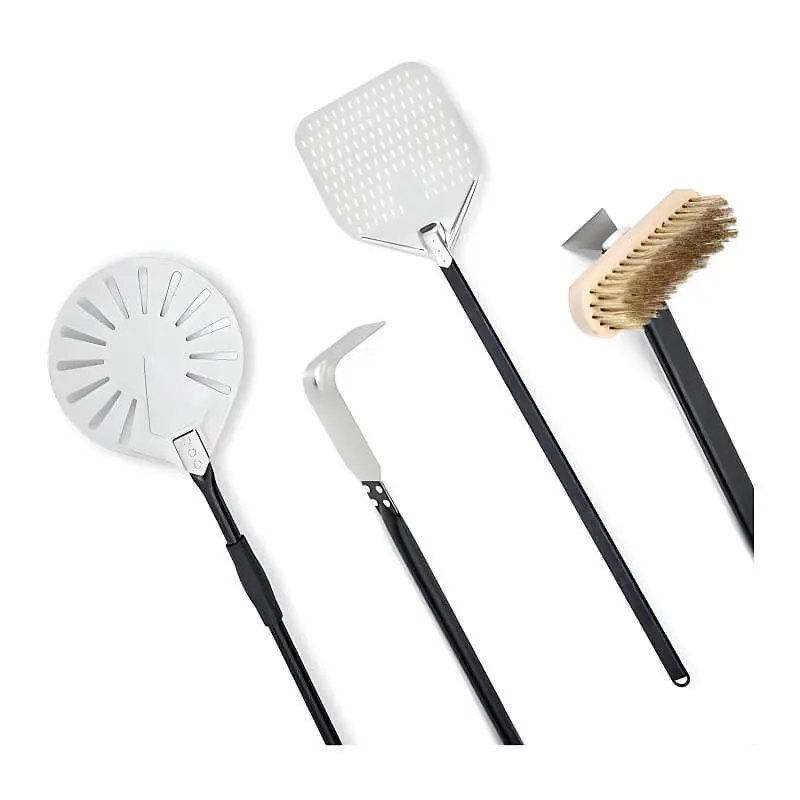 Wppo Pro Aluminum 4-Piece Wood-Fired Pizza Oven Tool Set (Wkpa-01) 1