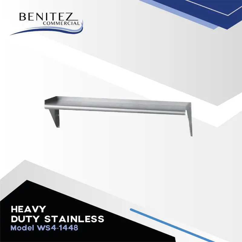 Ws4-1848 Stainless Service Counter – 18" Tall, 48" Long 1