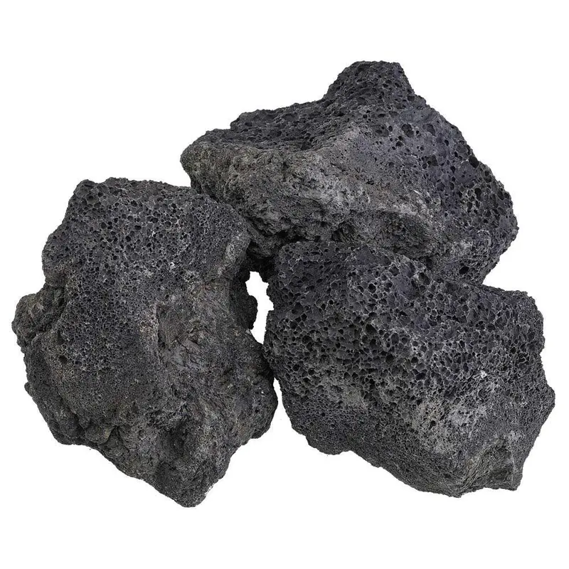 Xxl Black Lava Rock – 4–6 Inch, 20 Lb For Fire Pits 1