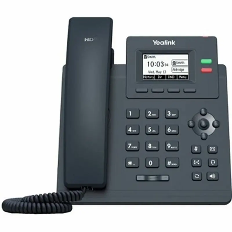 Yealink Sip-T31G Voip Desk Phone – Black And Grey 1