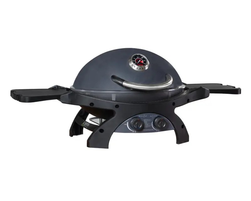 Ziegler & Brown 2-Burner Gas Bbq In Sleek Gunmetal Grey (Model Zgtgc) 1