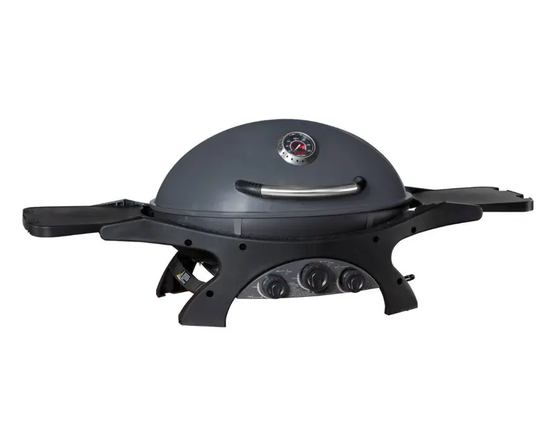 Ziegler & Brown 3-Burner Gas Bbq – Gunmetal Grey Finish With Stainless Burners 1