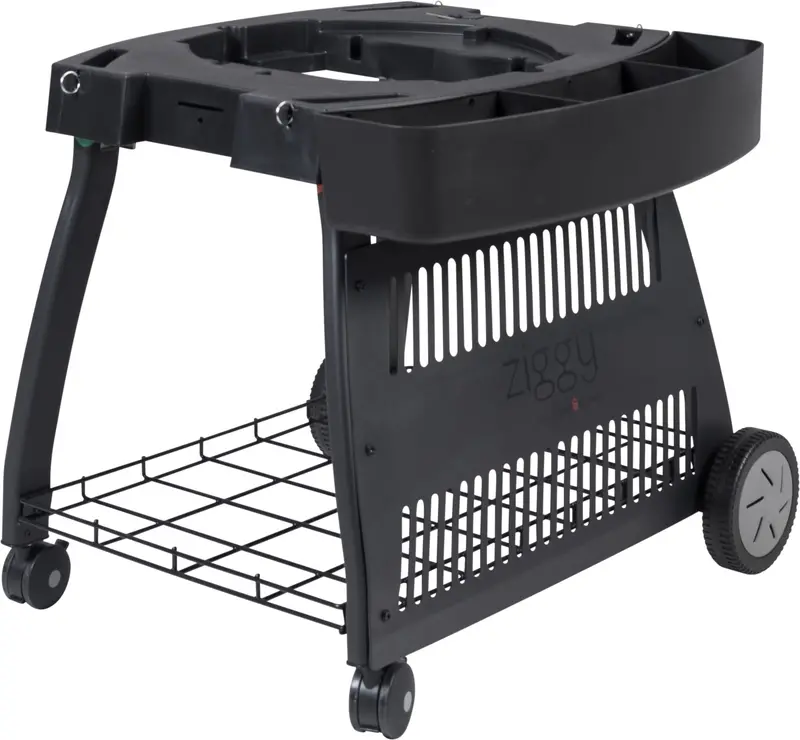 Ziegler & Brown 3-Burner Mobile Grill Cart – Heavy-Duty Steel Frame 1
