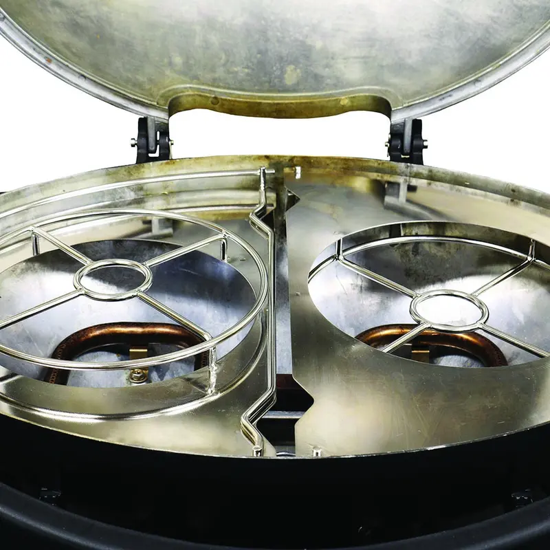 Ziegler & Brown Reversible Cast Iron Trivet For Dual-Burner Bbqs (Zgtgtrivet) 1
