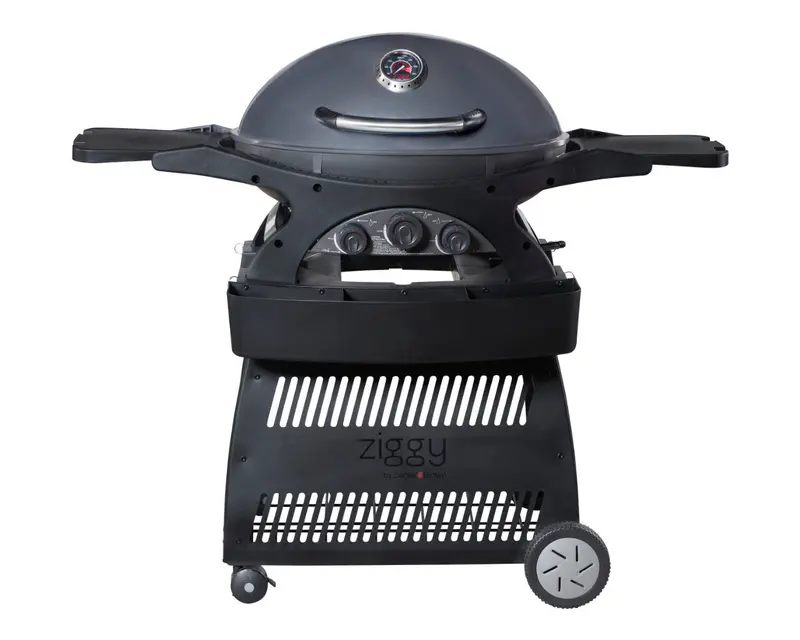 Ziegler & Brown Triple Burner Gas Grill With Integrated Cart 1
