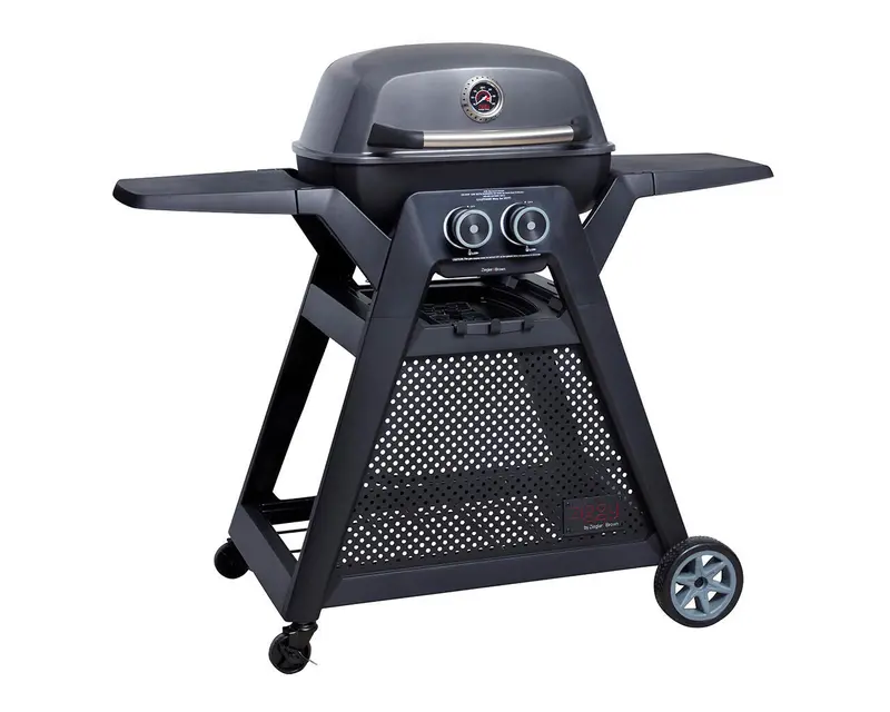 Ziegler & Brown Twin Elite Gas Grill With Mobile Cart 1