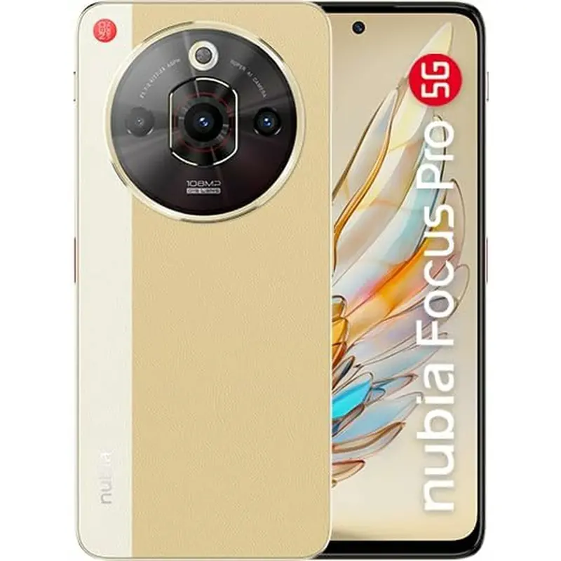 Zte Nubia Focus Pro Smartphone – 8 Gb Ram, 256 Gb Storage, Brown Finish 1