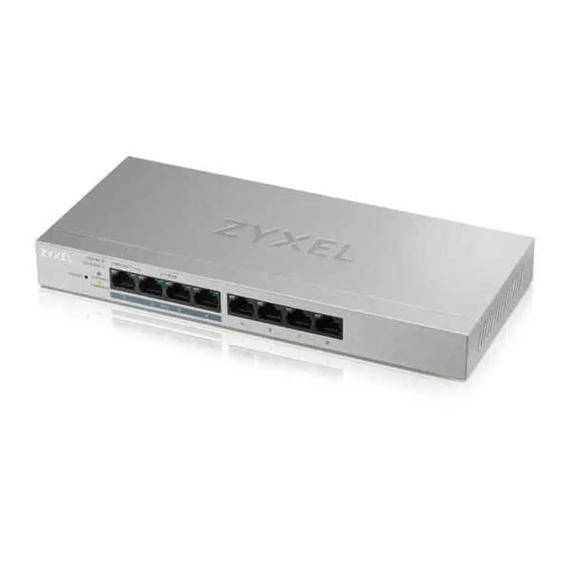 Zyxel Gs1200-8Hpv2 8-Port Gigabit Smart Managed Poe+ Switch 1